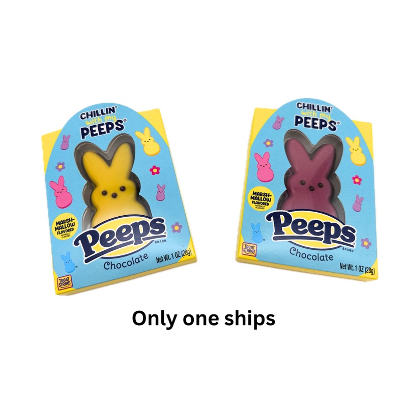 PEEPS Marshmallow Flavored Chocolate Bunny – 1oz