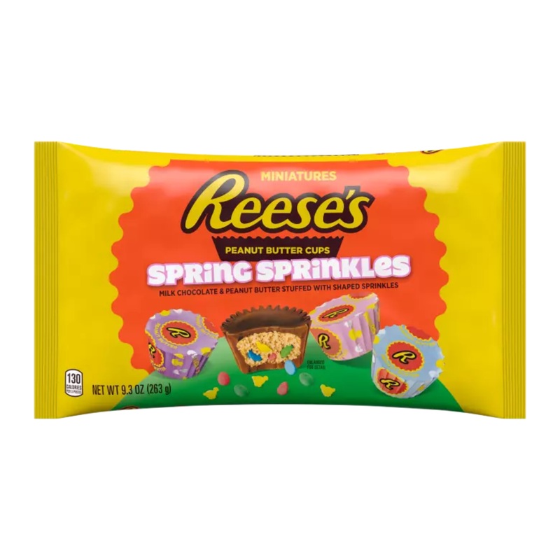 Reese’s Spring Sprinkles Miniatures Peanut Butter Cups – 9.3oz