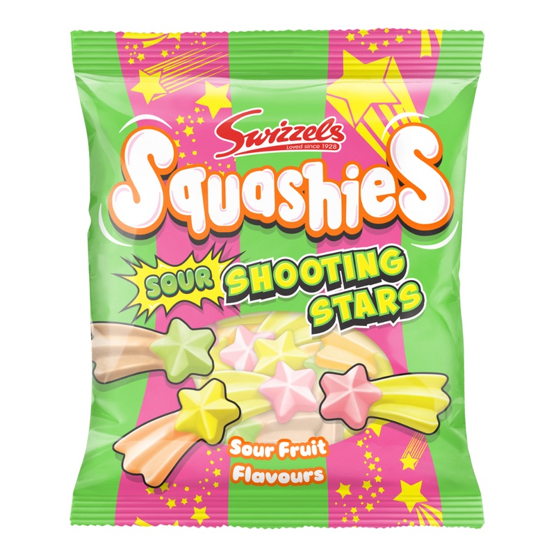 Swizzles Squashies Sour Shooting Stars – 100g