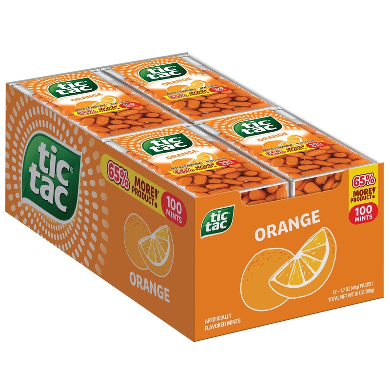 Tic Tac Orange 1.7oz – 12/box