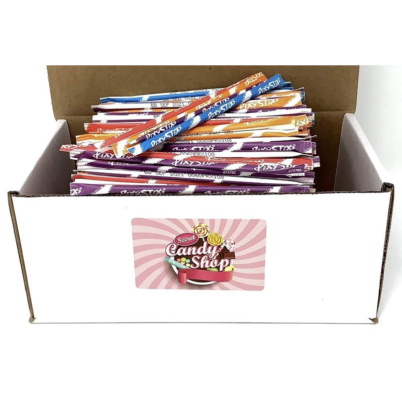Wonka Pixy Stix Bulk in Box, 300 Stix (4 assorted flavors)