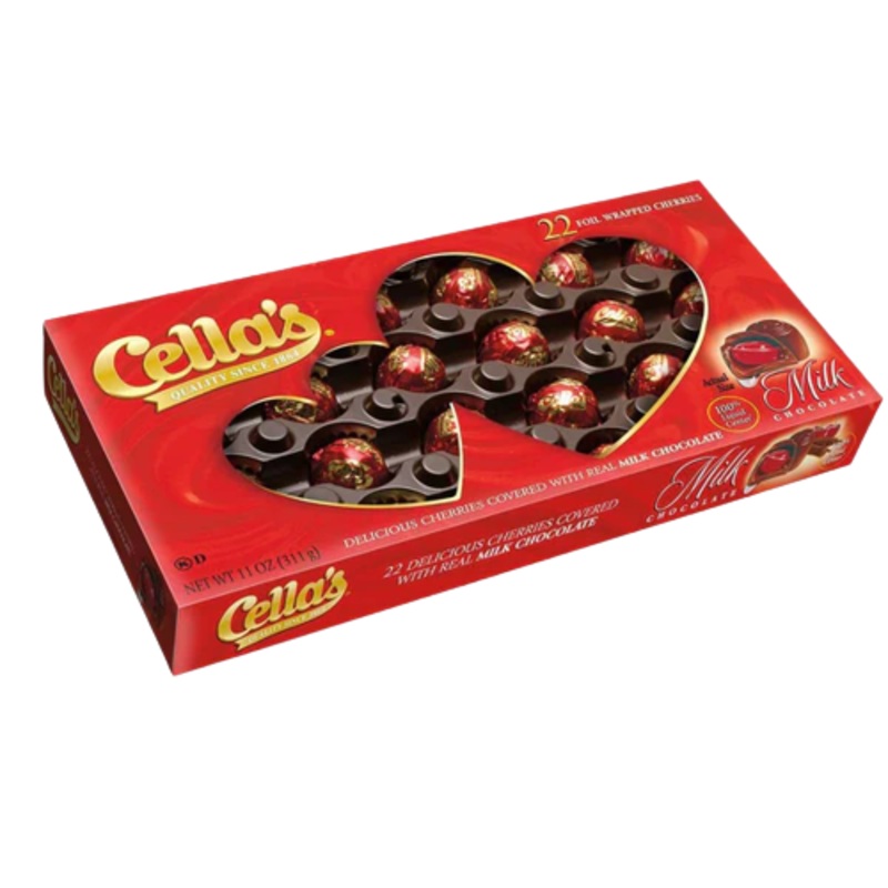 Cella’s Milk Chocolate Cherries Valentine’s Day Heart Box 11-oz Box