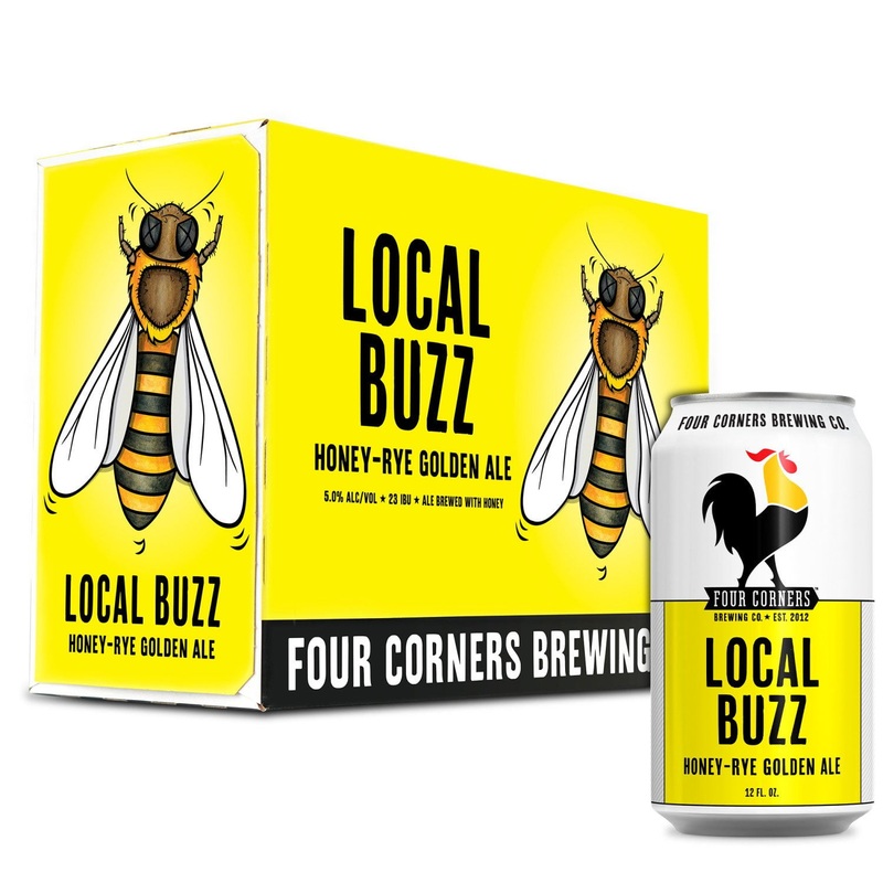 Four Corners Local Buzz Ale Beer, 12 fl. oz. can, 12 pk.