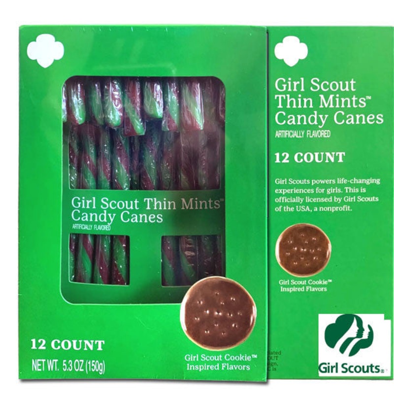Girl Scouts Thin Mint Candy Canes – 12ct