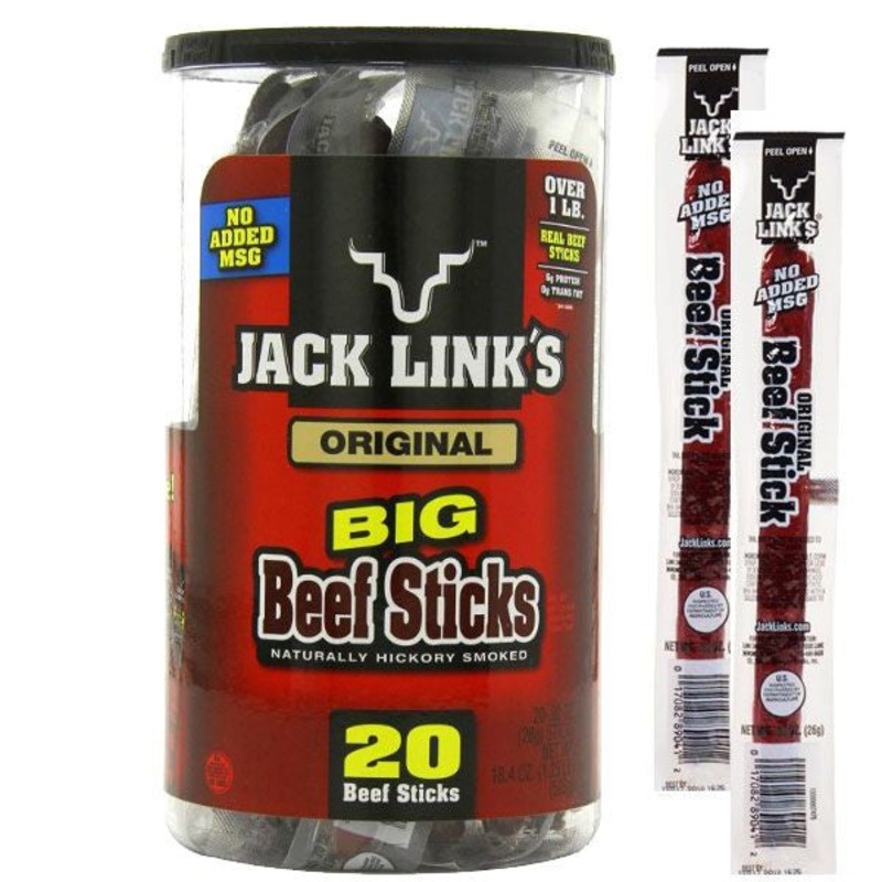 Jack Links Big Beef Sticks 20 Count