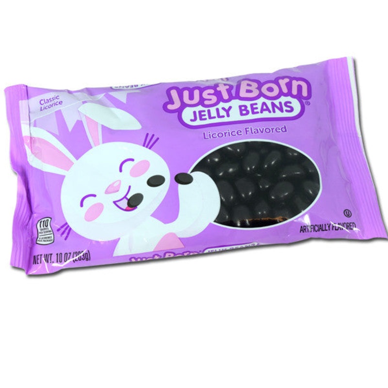 Just Born Black Licorice Jelly Beans – 10oz