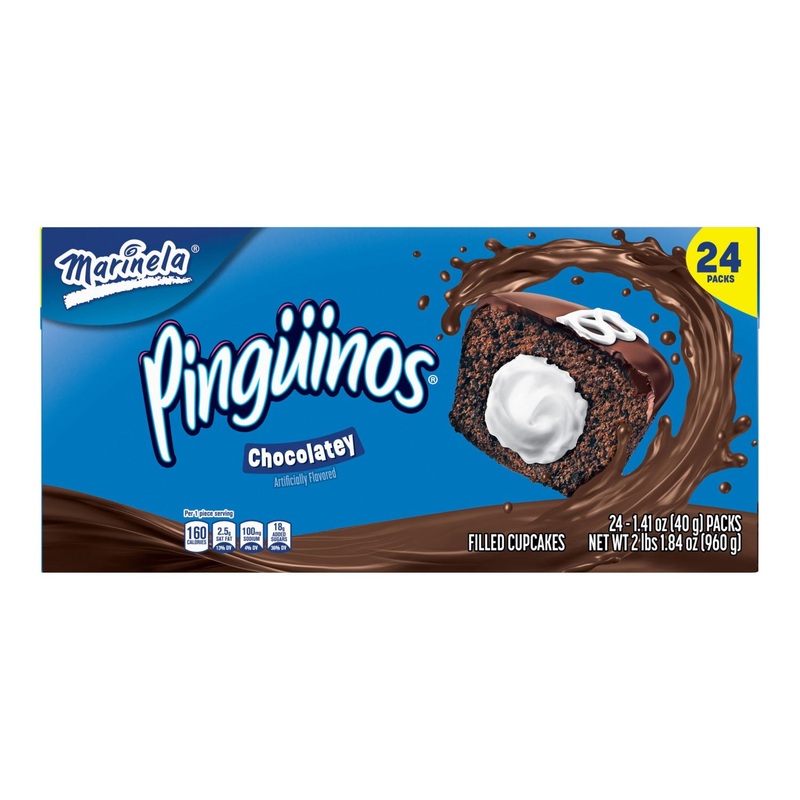 Marinela Pinguinos Snack Cupcakes, 1.41 oz., 24 pk.