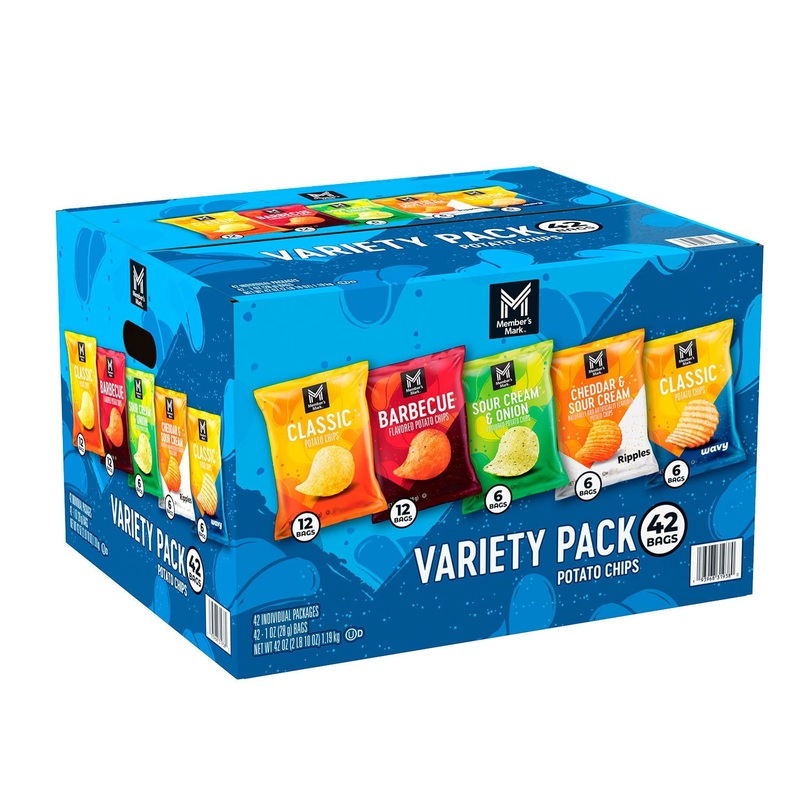 Member’s Mark Variety Pack Potato Chips, 1 oz., 42 pk.