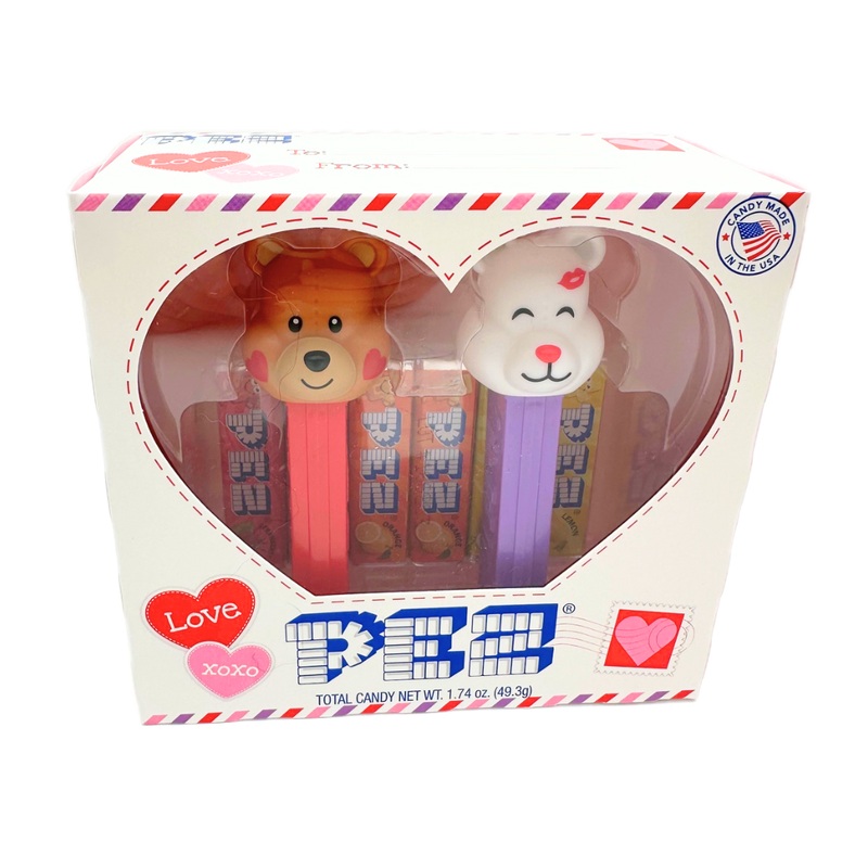 PEZ Happy Hearts Valentine’s Bears Twin Pack