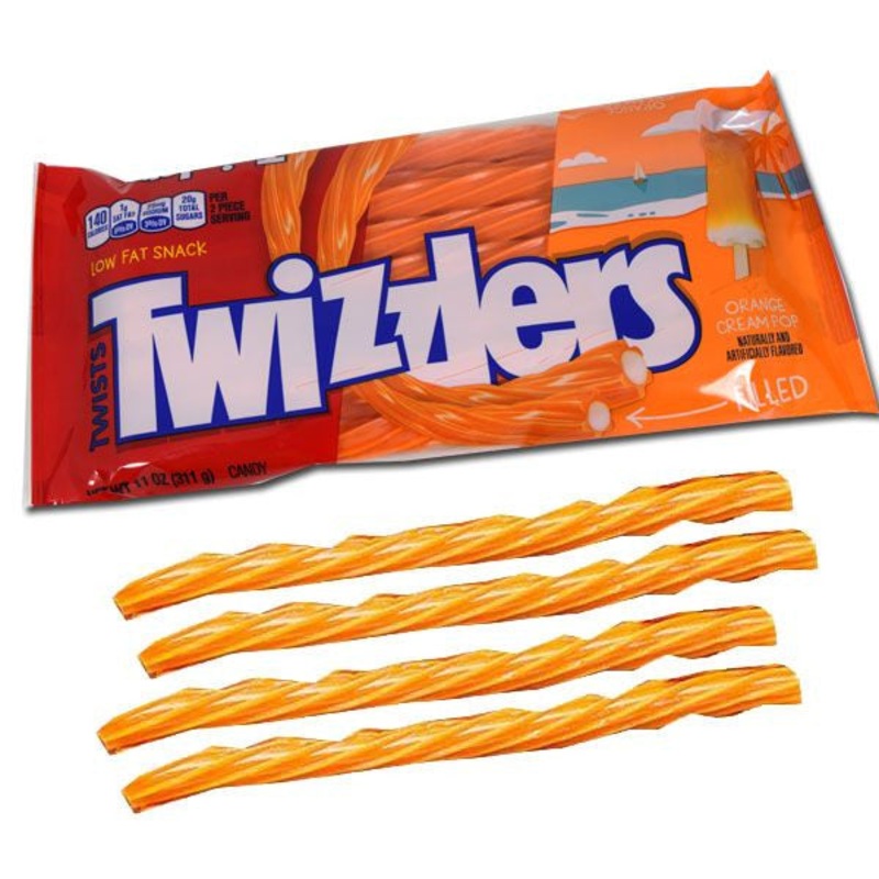 Twizzlers Orange Cream Licorice 11oz Bag
