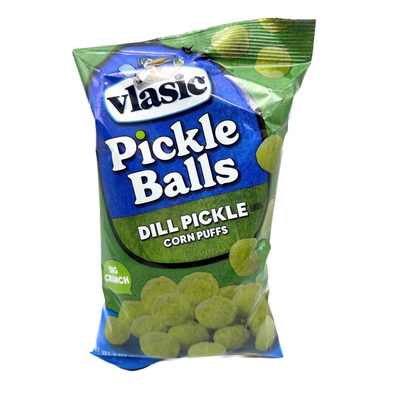 Vlasic Pickle Balls Dill Pickle Corn Puffs – 2oz
