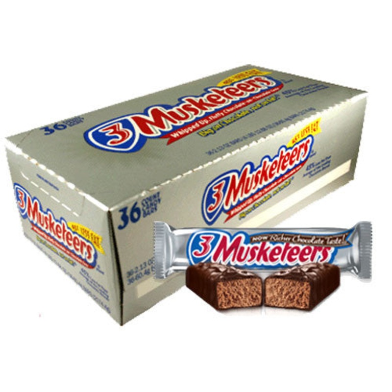 3 Musketeers Candy Bar 36ct