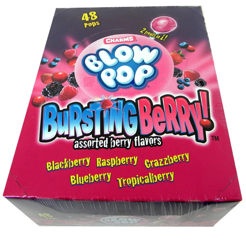 Charms Blow Pop Bursting Berry Assortment 48ct