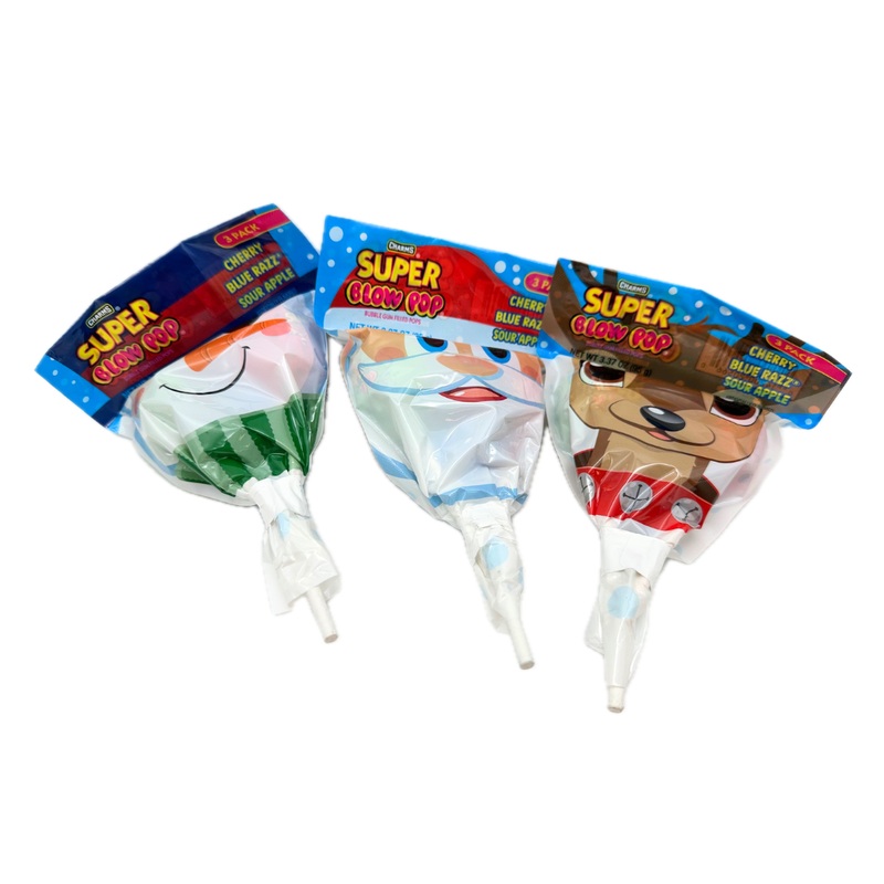 Charms Super Blow Pops – 3pk / 12ct