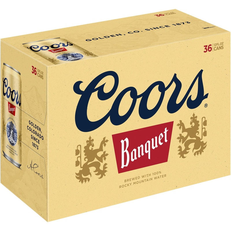Coors Banquet Lager Beer, 12 fl. oz. can, 36 pk.