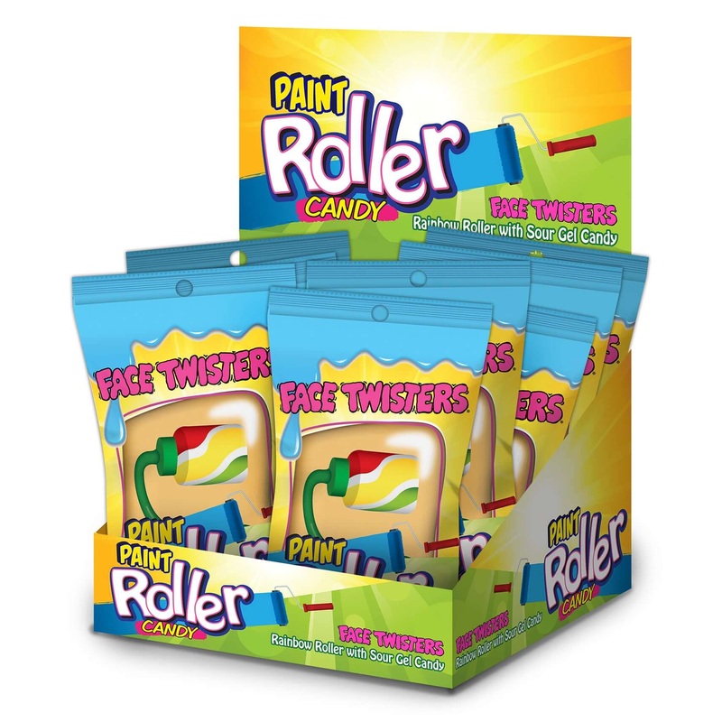 Face Twisters Paint Roller Candy 12ct