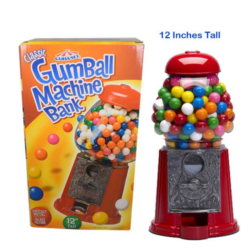 Gumball Machine & Bank 12″