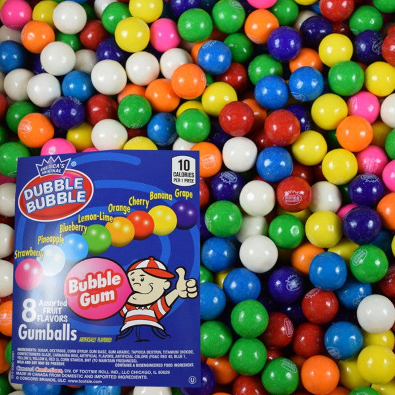 Gumballs Small Assorted Bulk 3650 Count
