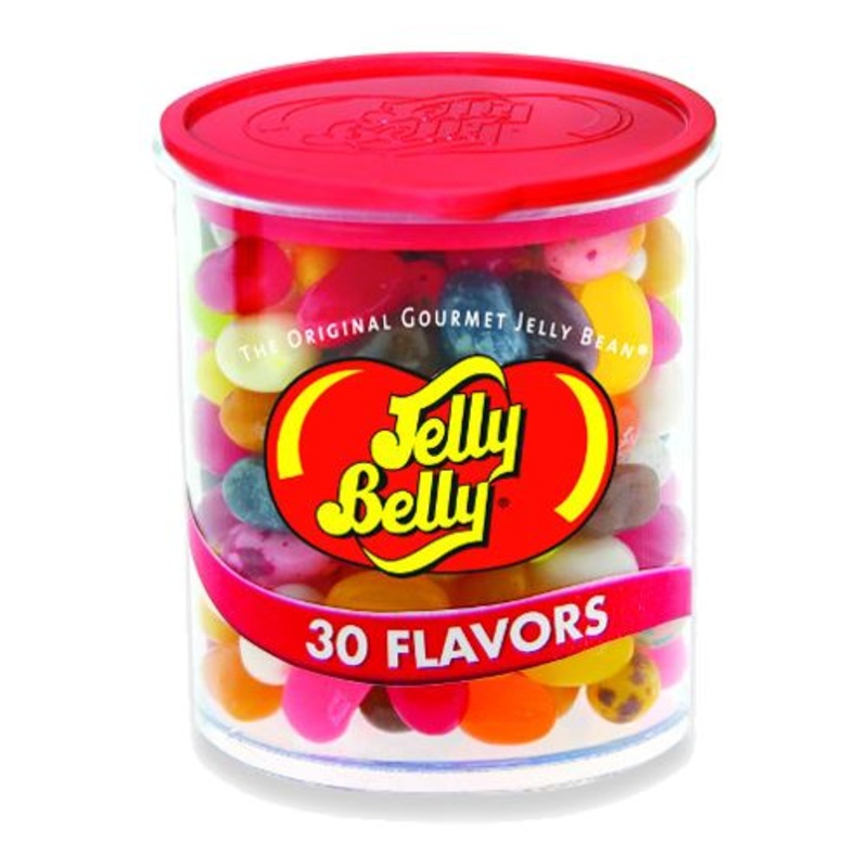 Jelly Belly 30 Flavors Jelly Beans – 7-oz. Clear Can