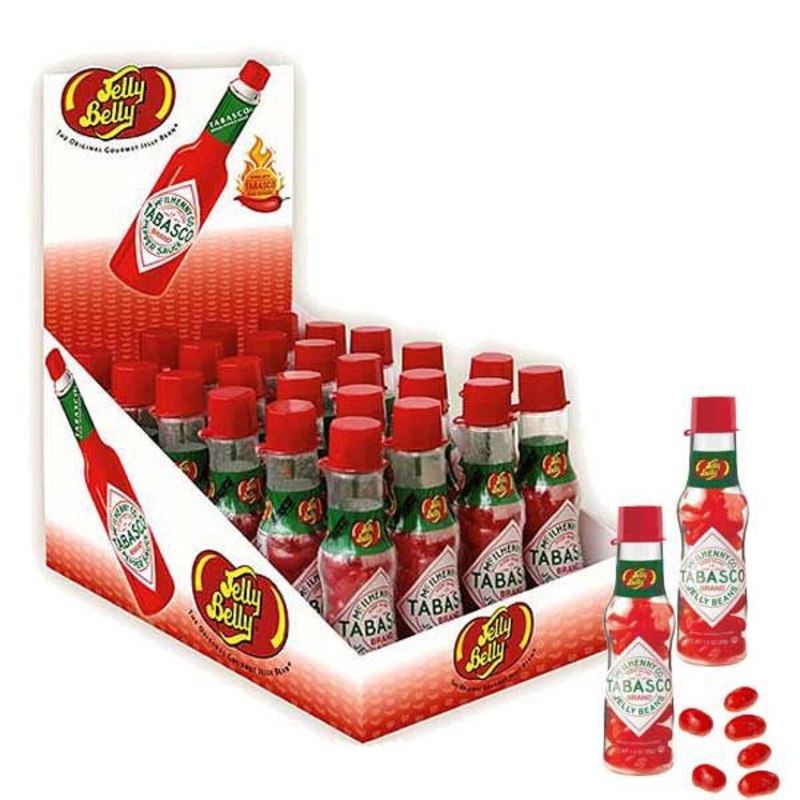 Jelly Belly Tabasco Bottles With Beans 24 Count