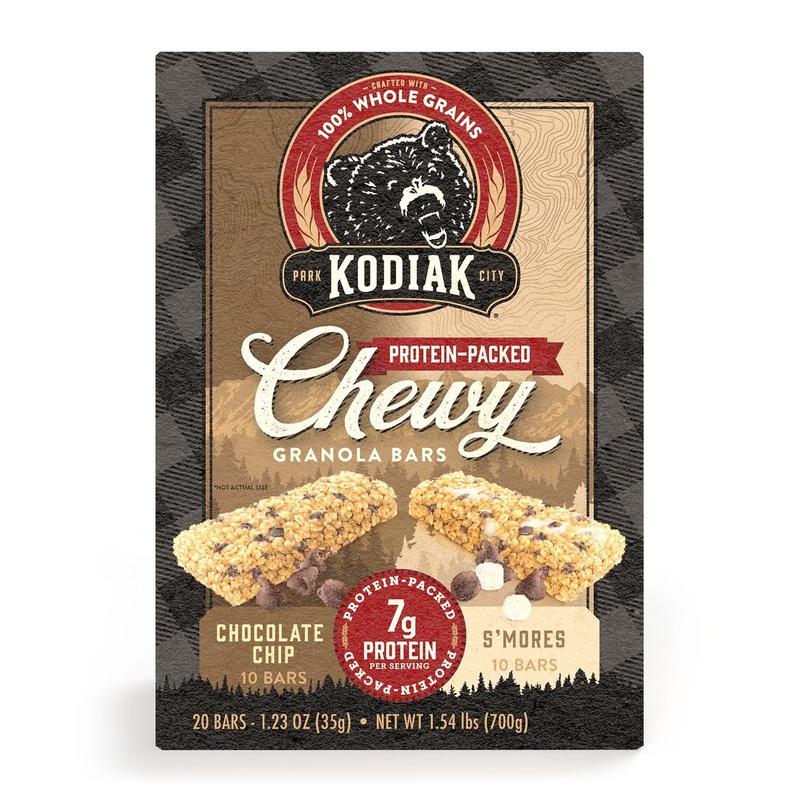 Kodiak Chewy Granola Bars, Variety Pack, 20 ct.