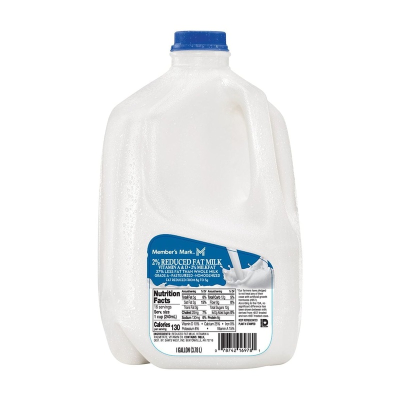 Member’s Mark 2% Reduced Fat Milk 1 gal.