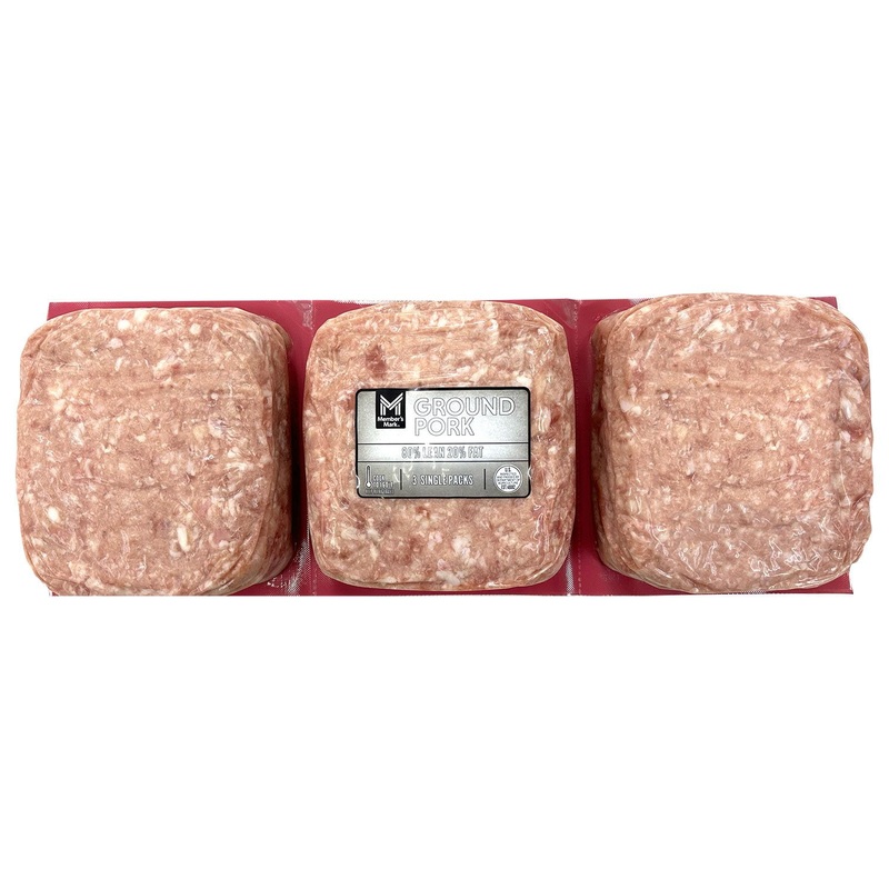 Member’s Mark 80/20 Ground Pork, priced per pound