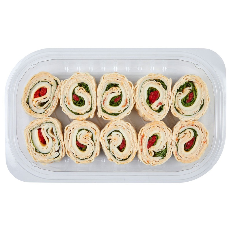 Member’s Mark Sun-Dried Tomato Chicken Wrap Pinwheel Tray, priced per pound