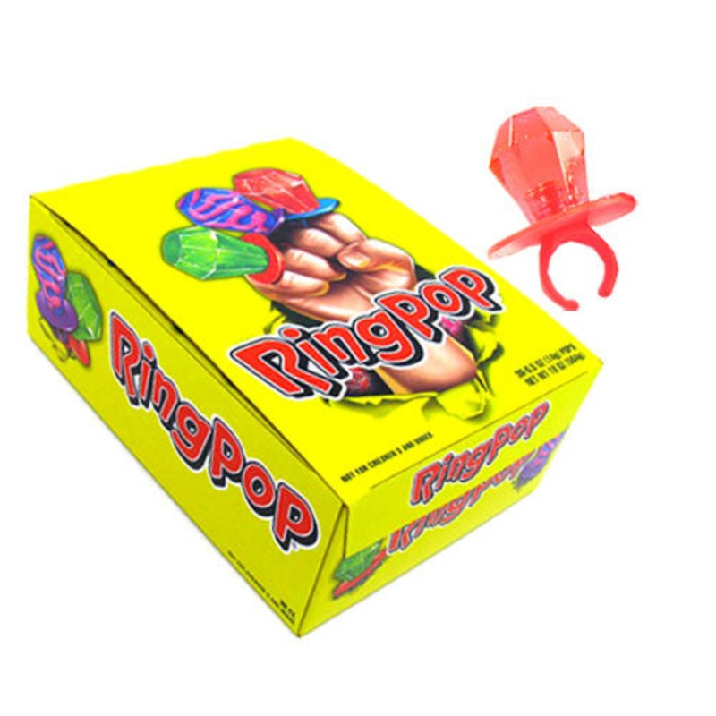 Ring Pops Regular Fruit Flavors 24ct
