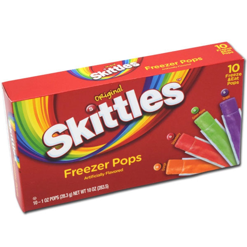 Skittles Freezer Pops 10 Count