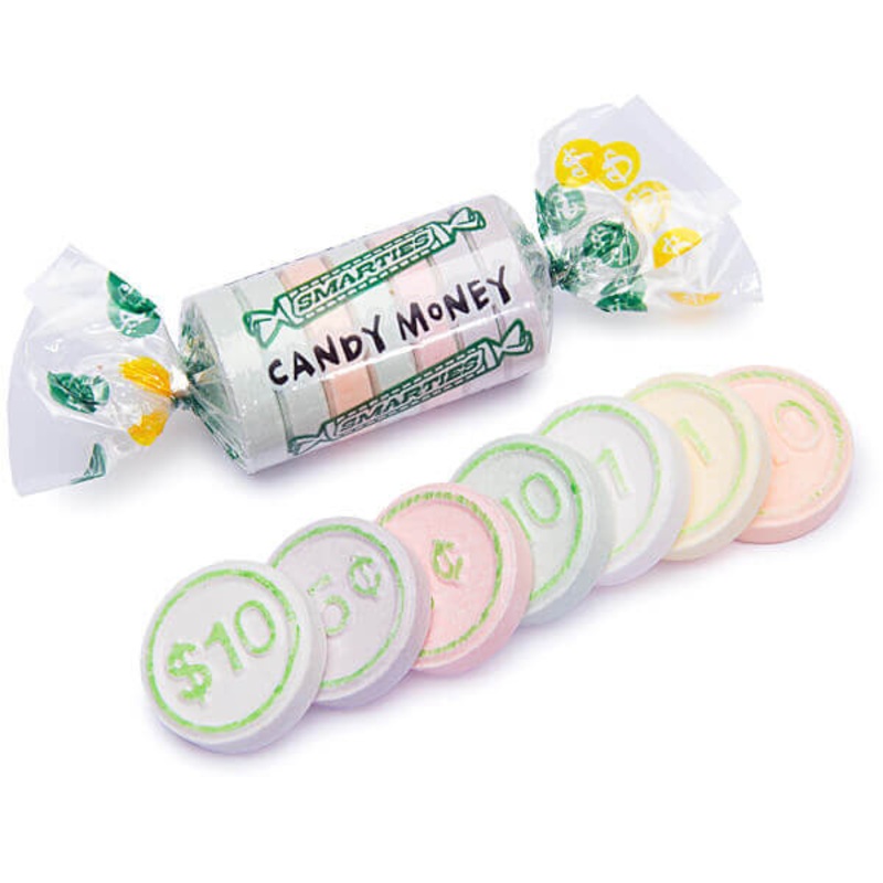 SMARTIES MONEY CANDY ROLLS