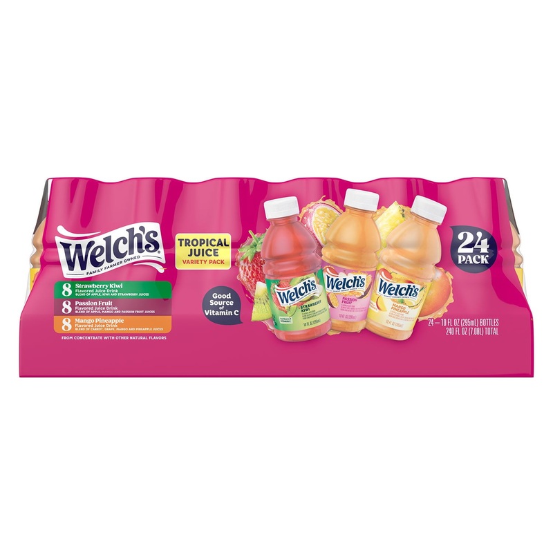 Welch’s Tropical Drink Juice Variety Pack, 10 fl. oz., 24 pk.
