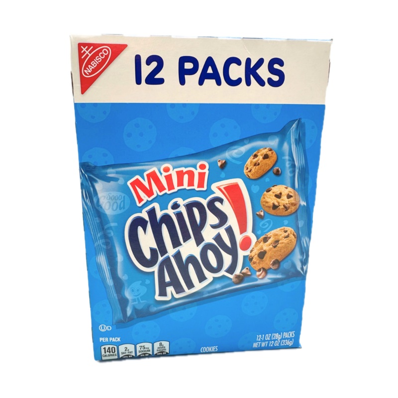 Chips Ahoy! Mini Chocolate Chip Snack Packs – 12ct