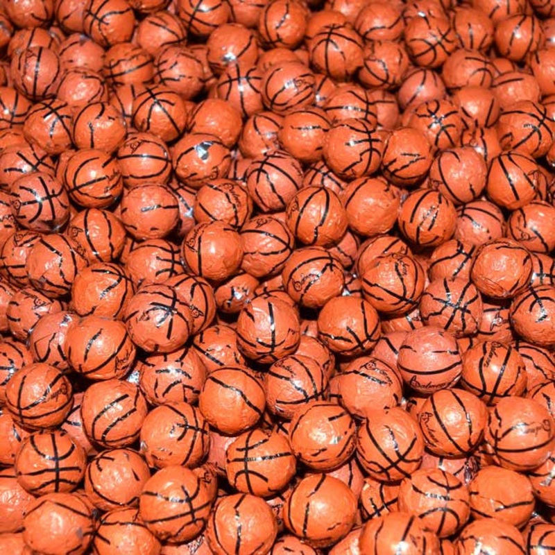 Chocolate Basketballs 30lb Made In The USA
