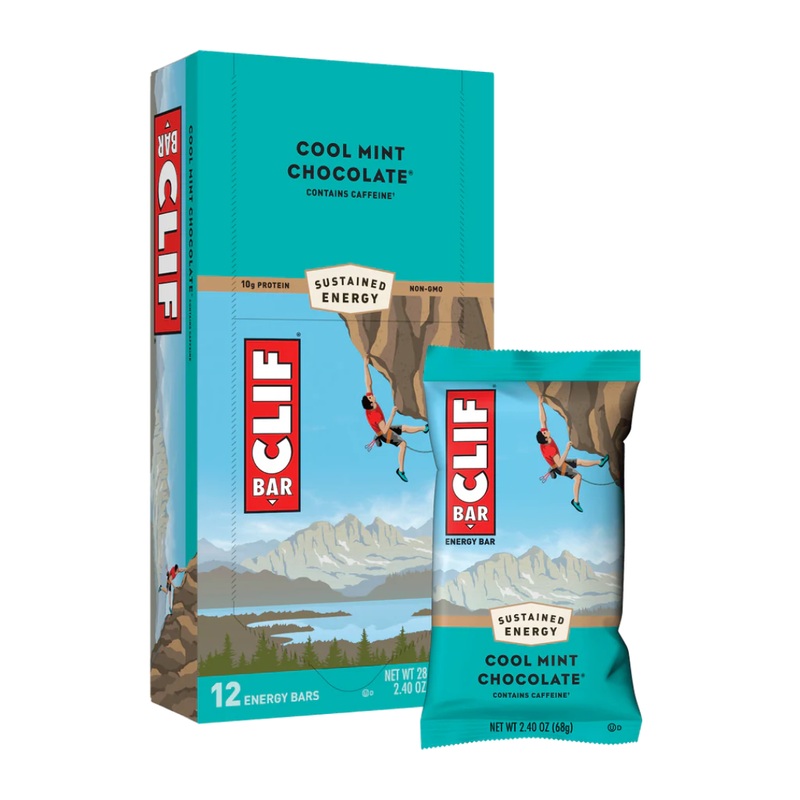 CLIFF BAR Cool Mint Chocolate – 2.4oz / 12ct