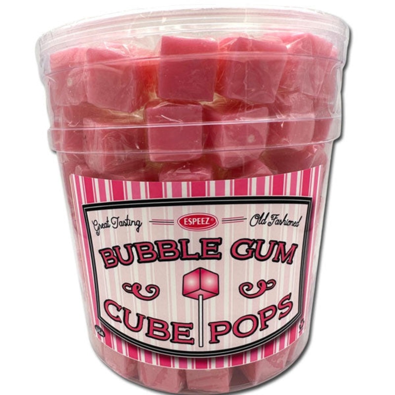 Cube Pops Bubble Gum – 100ct
