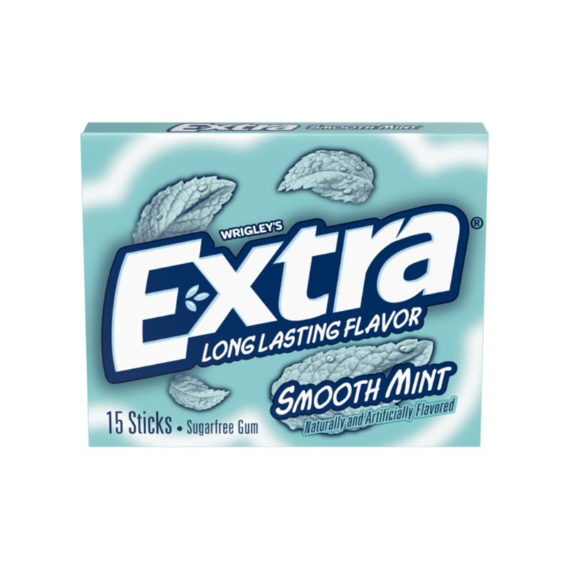 Extra Smooth Mint Sugarfree Gum – 15pc / 10ct