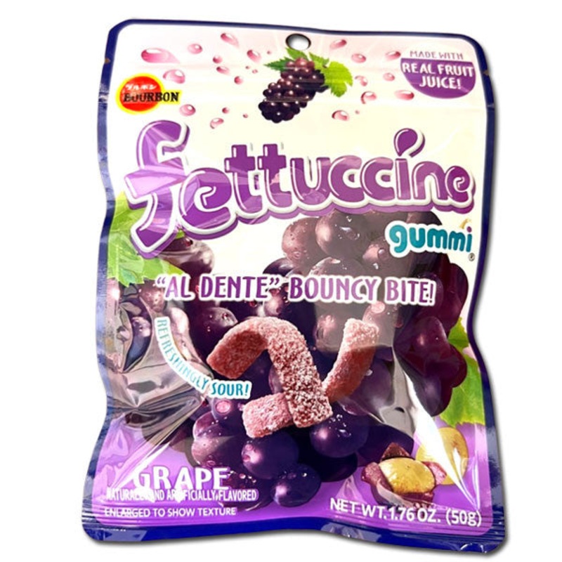 Fettuccine Gummy Candy Grape 1.76oz