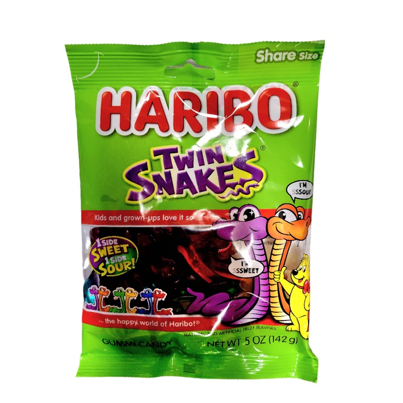 Haribo Twin Snakes Peg Bag