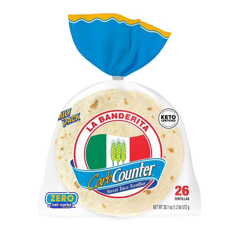La Banderita Carb Counter 4.5″ Street Taco Tortillas 26 ct.