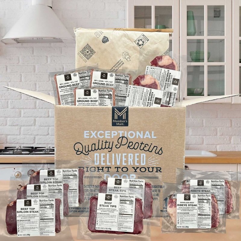 Member’s Mark Premium Beef Curated Box, Frozen, 9 lbs.