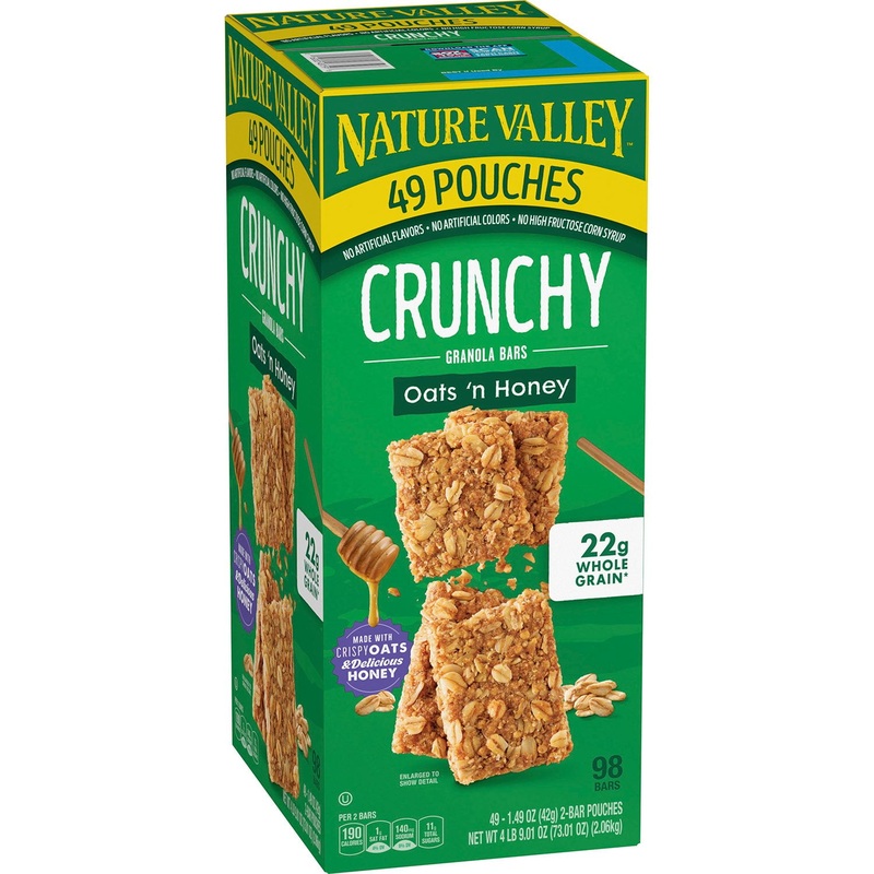 Nature Valley Oats ‘n Honey Crunchy Granola Bars, 49 ct.