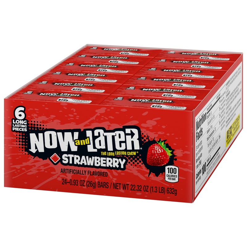 Now and Later Changemaker Strawberry – 24/box