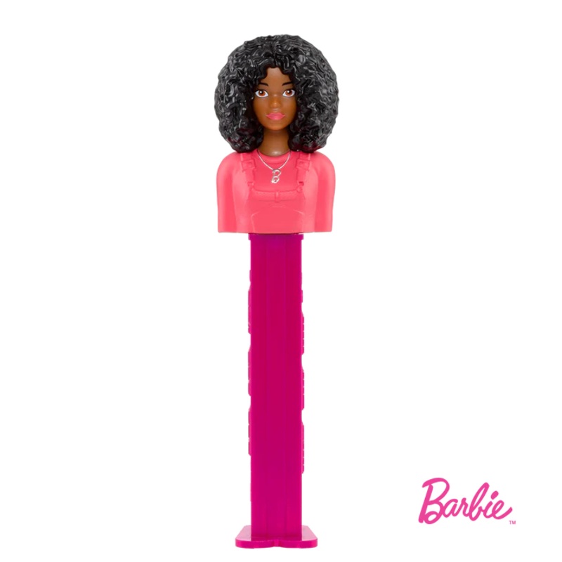 PEZ BARBIE BLACK HAIR