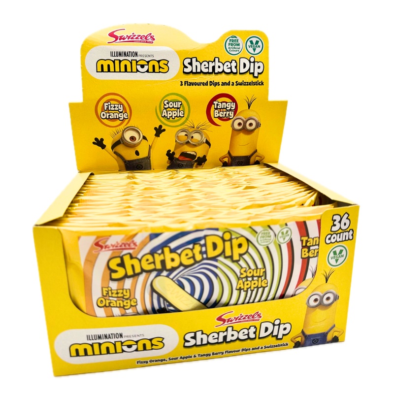 Swizzles Minions Sherbet Dip – 36ct