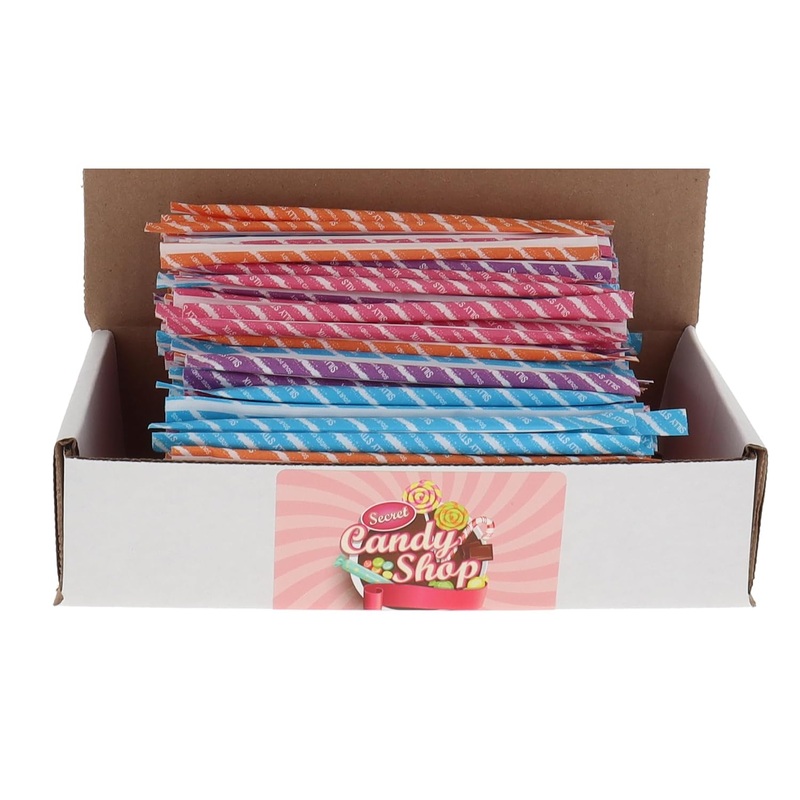 World’s Silly Pixy Stix Sour Filled Candy Straws (Assorted Flavors)