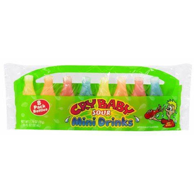 Cry Baby Sour Wax Bottles 8 pc