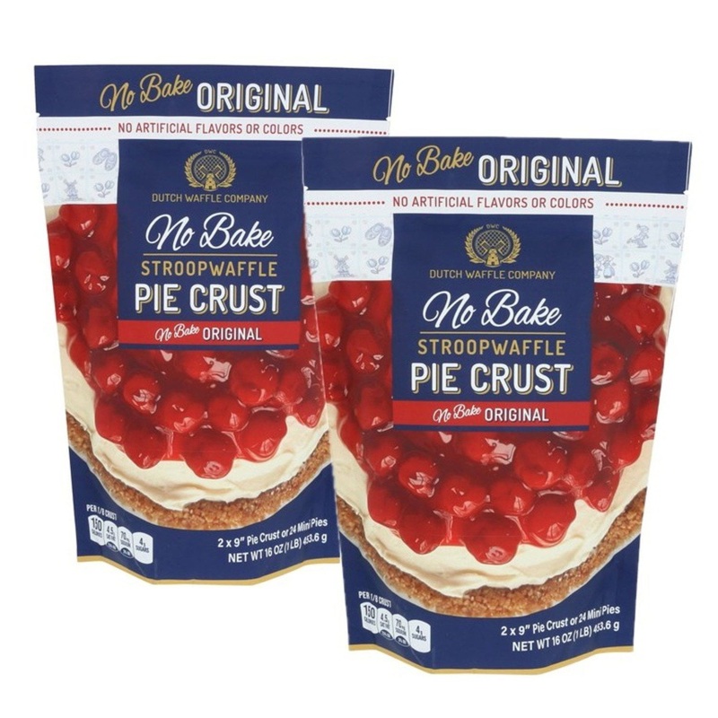 Dutch Waffle No Bake Stroopwafel Pie Crust, 2 pk.