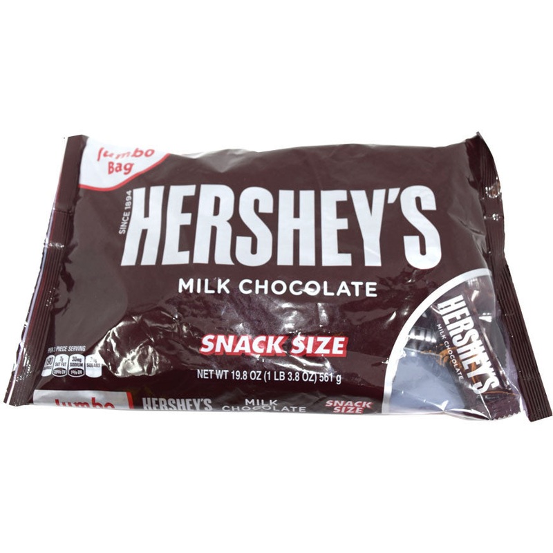 Hershey’s Milk Chocolate Snack Size Candy Bars – 42ct