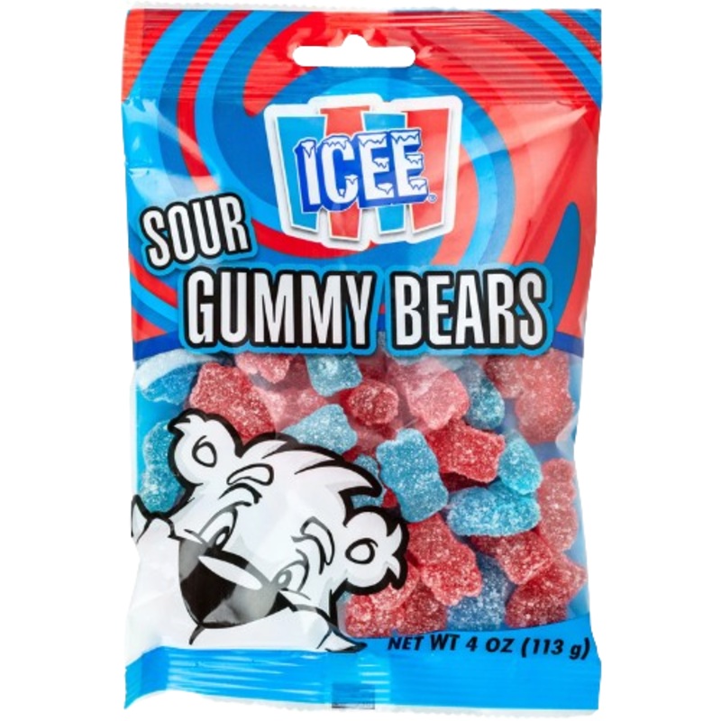 ICEE Sour Gummy Bears 4 oz. Bag